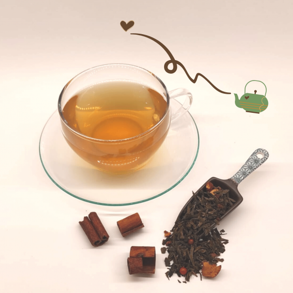 Té Verde Manzana Asada Bio - Imagen 3