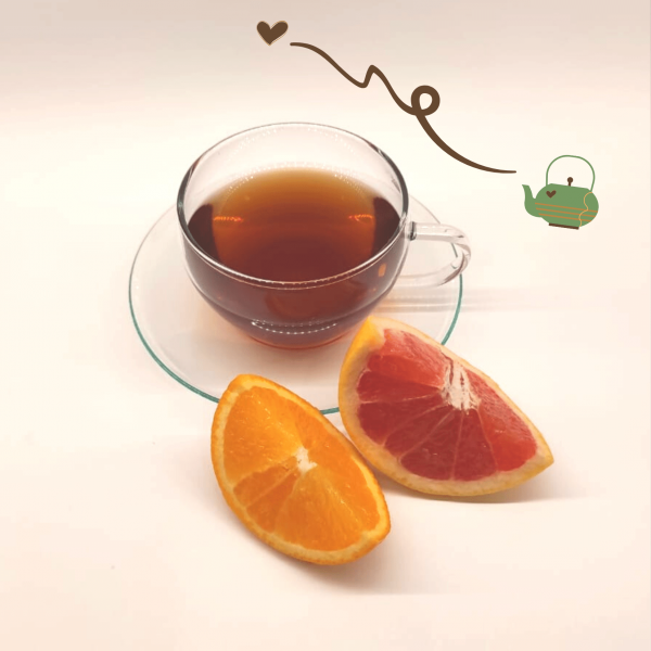 Té Rojo Pu-Erh Pomelo Naranja - Imagen 3