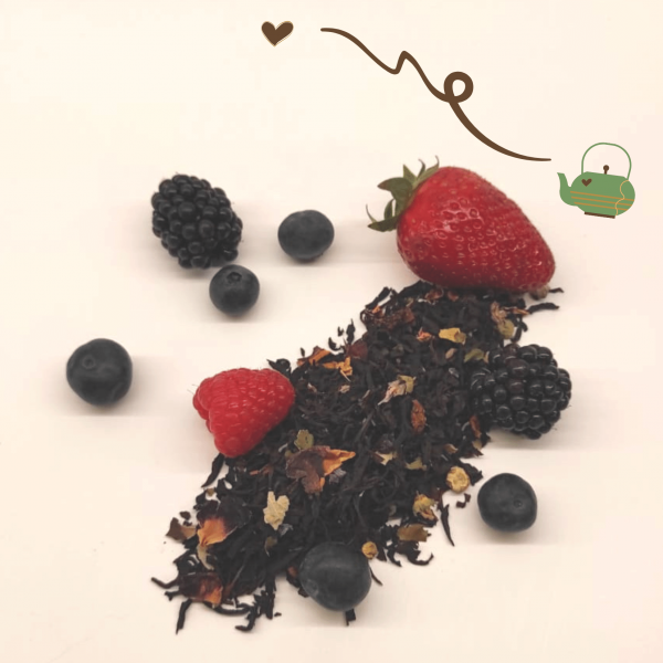 Té Negro con Frutos Rojos - Imagen 2
