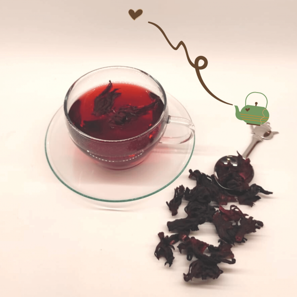 Flor de Hibisco- Té de Jamaica-Carcade - Imagen 2