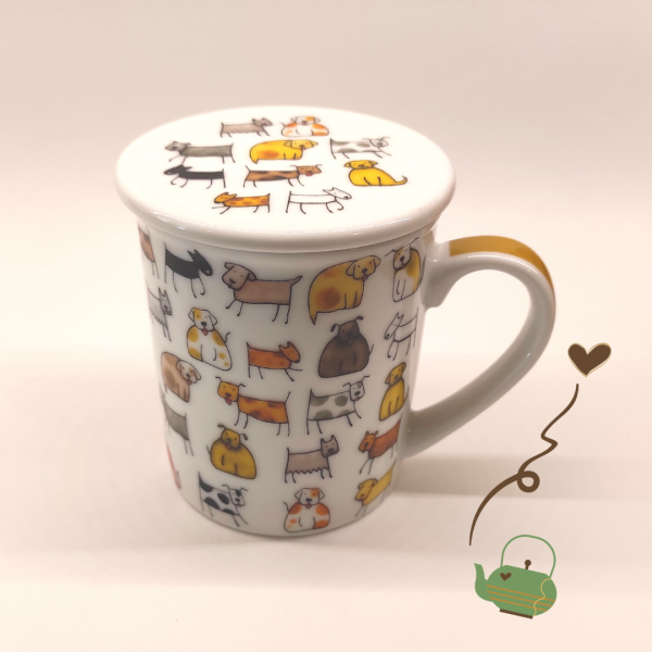 Taza Infusora Mis Mejores Amigos