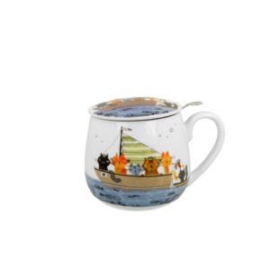 Taza Infusora Gatos Marineros