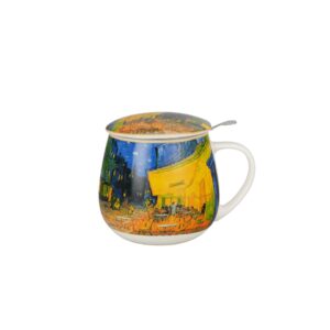 Taza Infusora Terrace at Night by Van Gogh