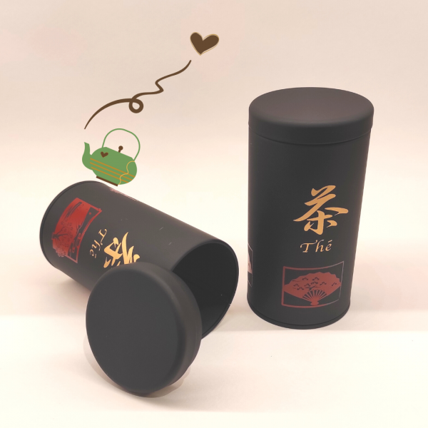Set  2 Latas Japonesas Thé Black - Imagen 3