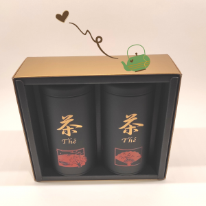 Set  2 Latas Japonesas Thé Black