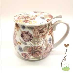 Taza Infusora "Pastel Flowers" 350 ml